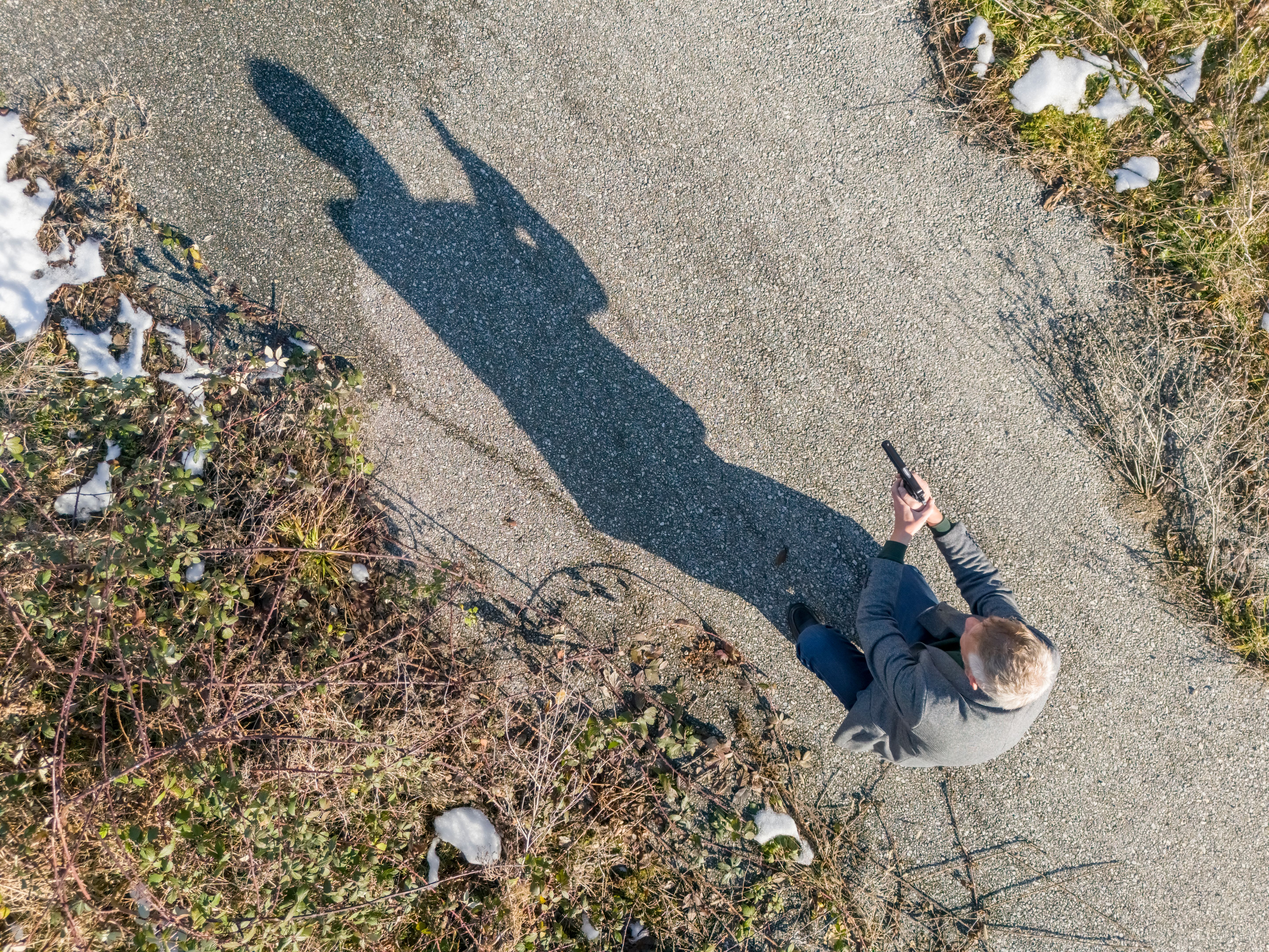 Undercover cop on secret mission in urban environment