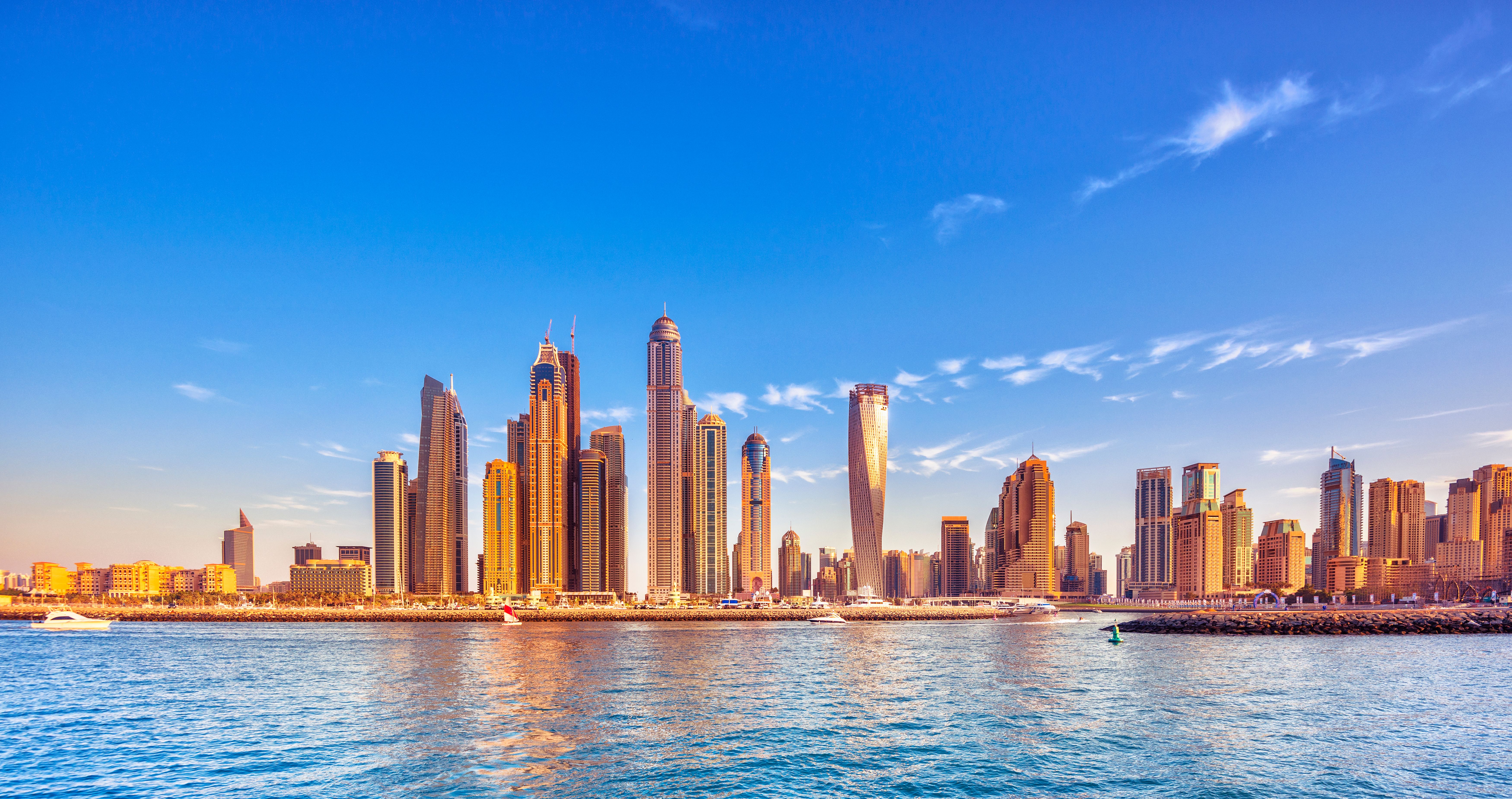 Dubai Marina Skyline UAE