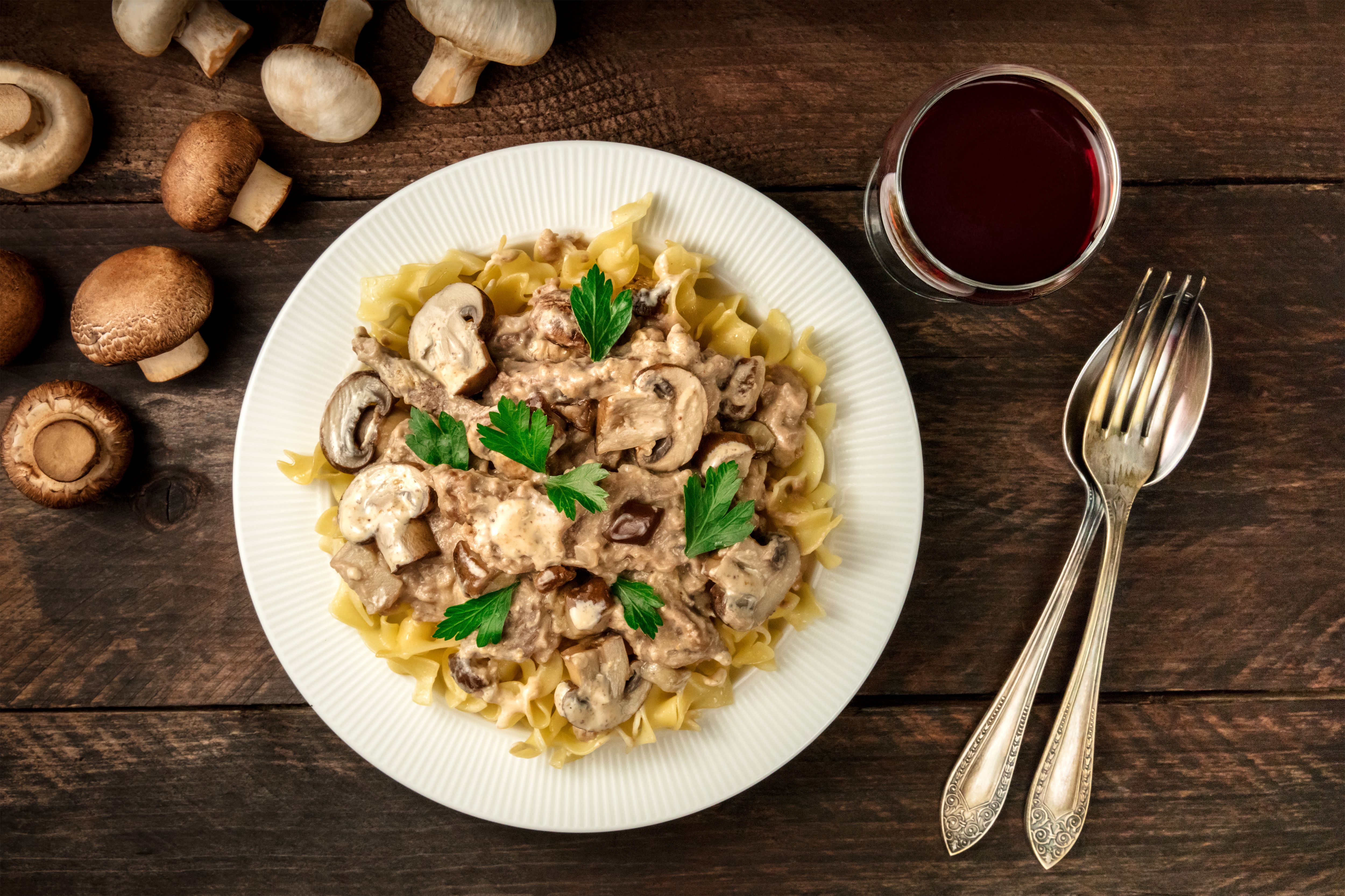 ingredients stroganoff