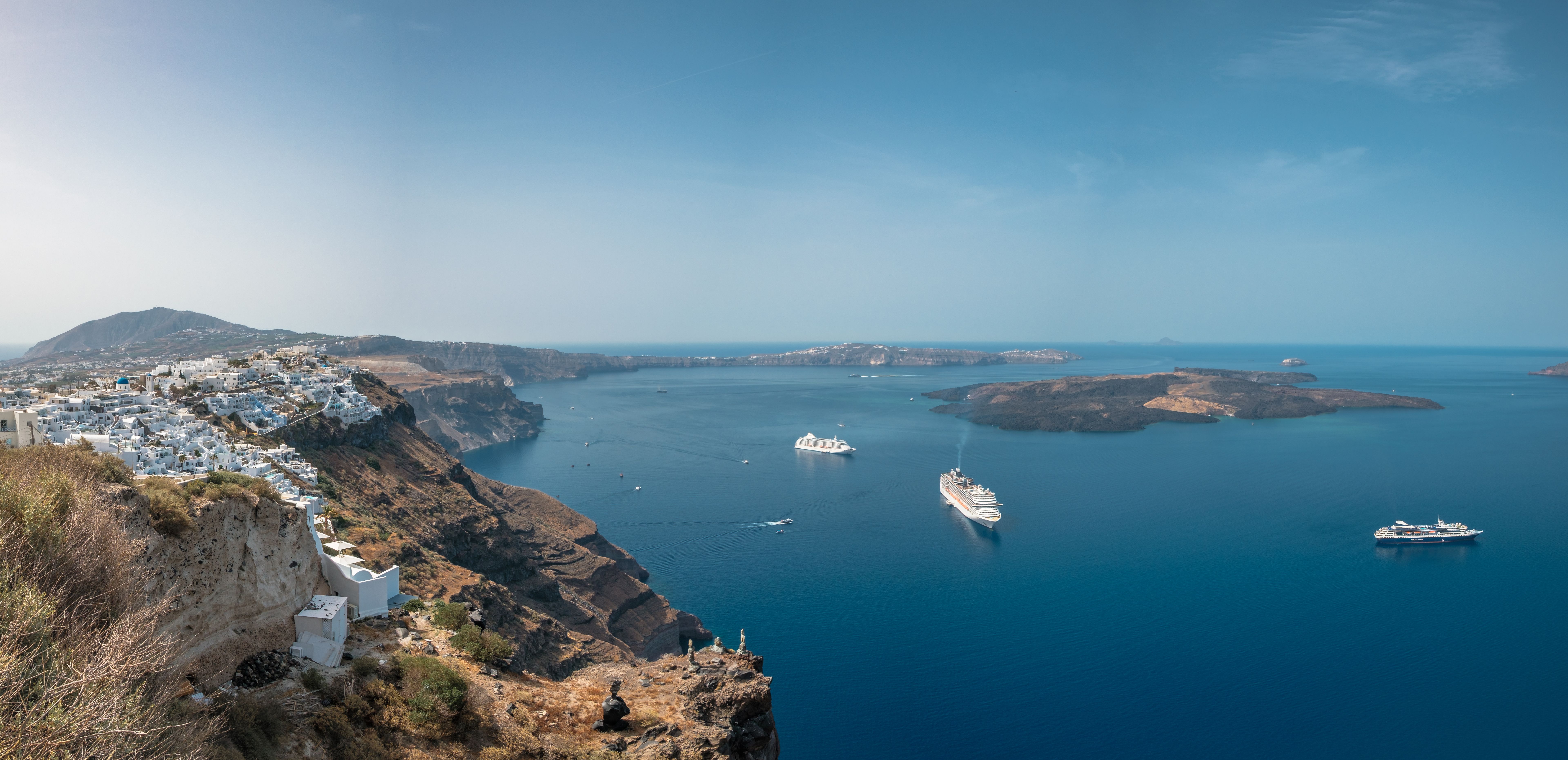 santorini transportation