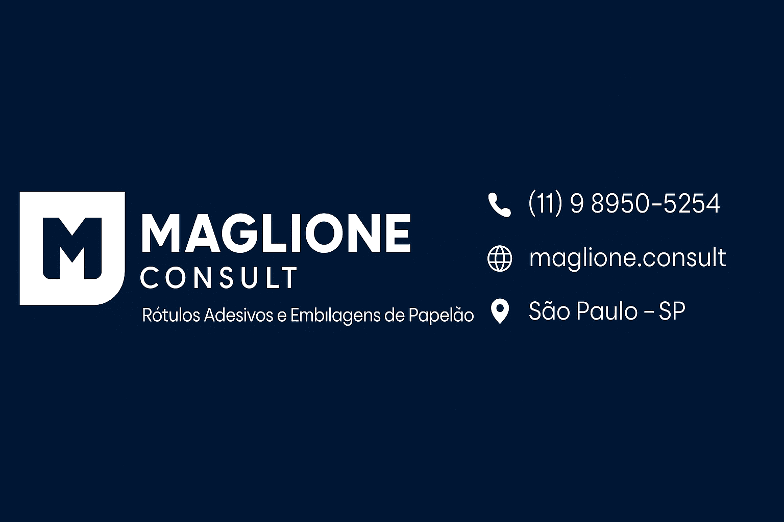 MAGLIONE CONSULT Rótulos Adesivos e Embalagens de Papelão 📞