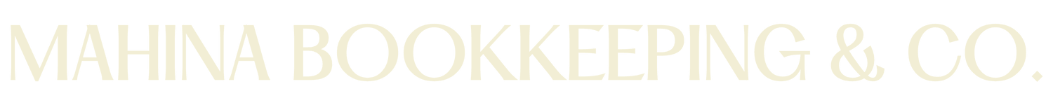 Mahina Bookkeeping & Co.