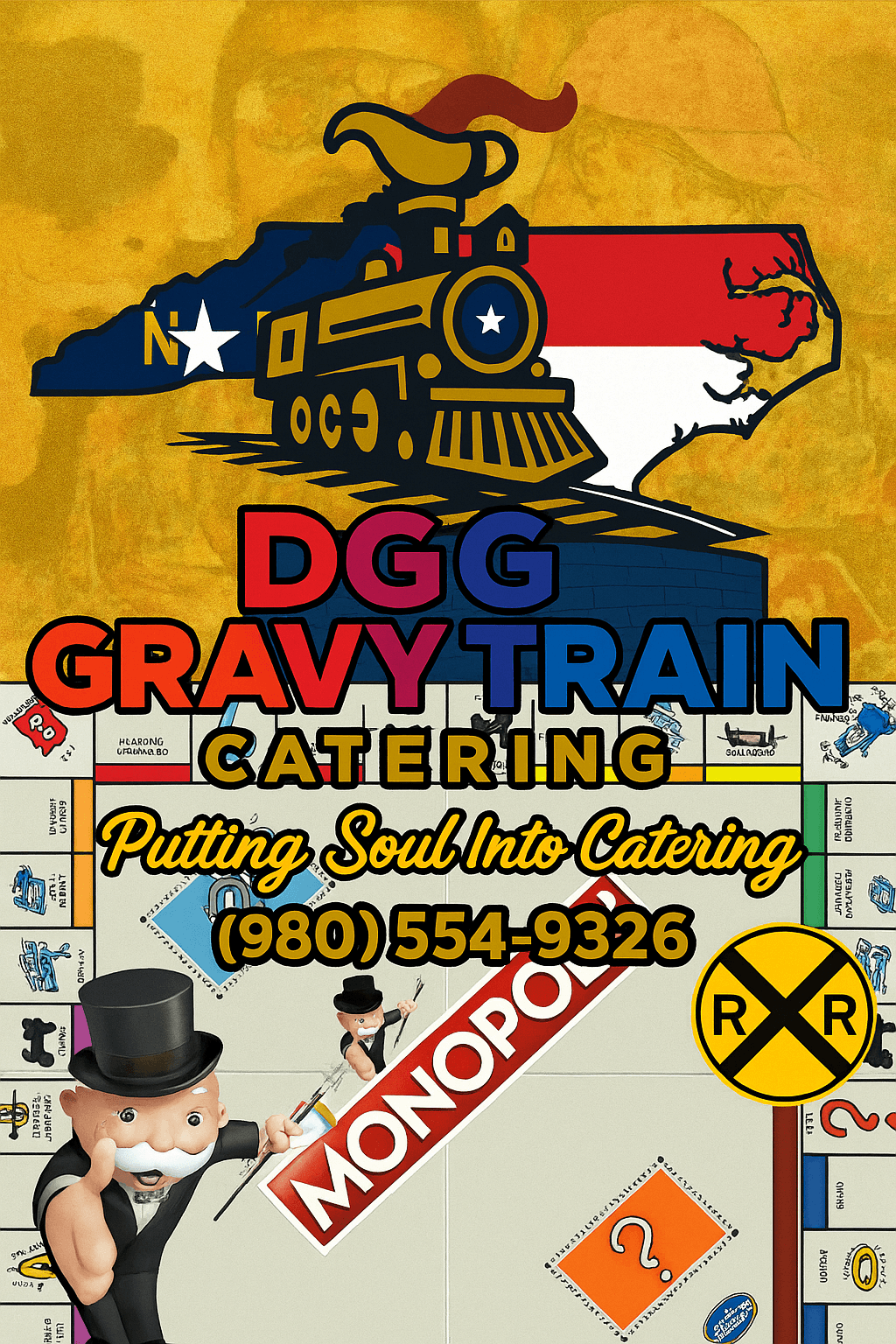 Dg&g gravy train catering
