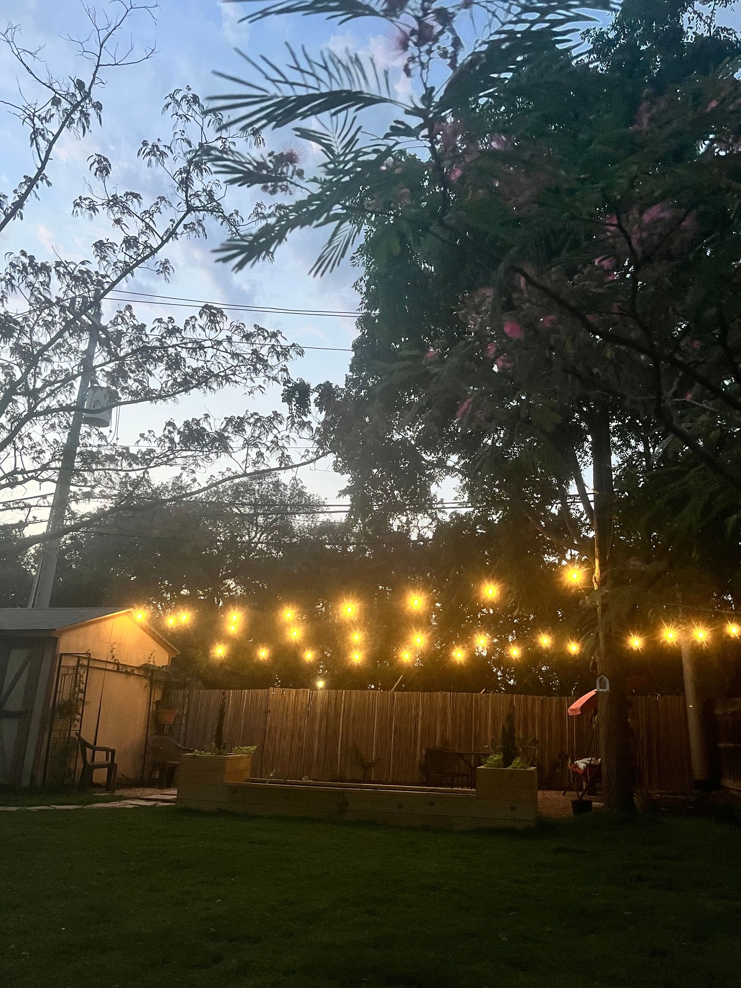 outdoor living space