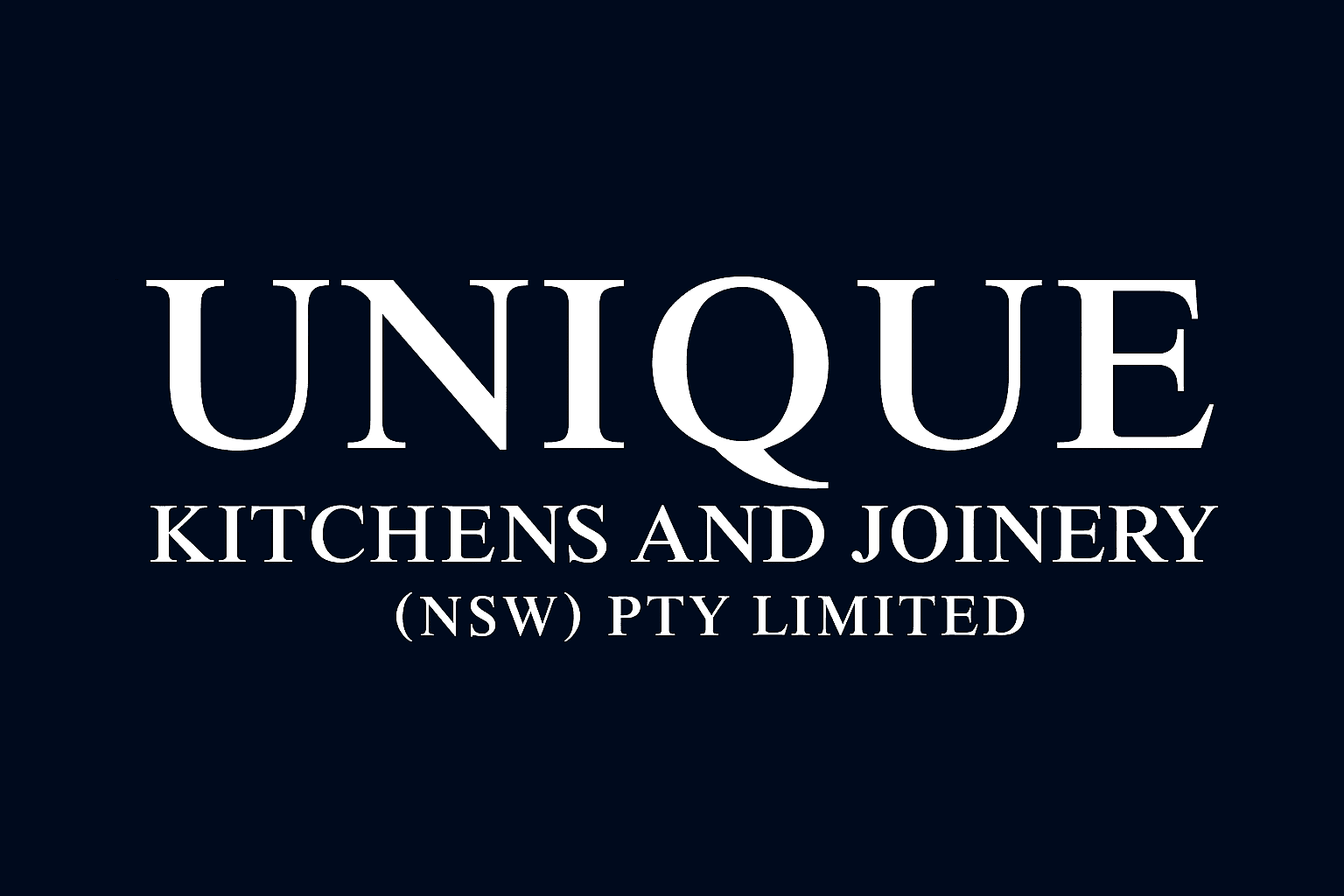 Unique Kitchens & Joinery (NSW) Pty Limited