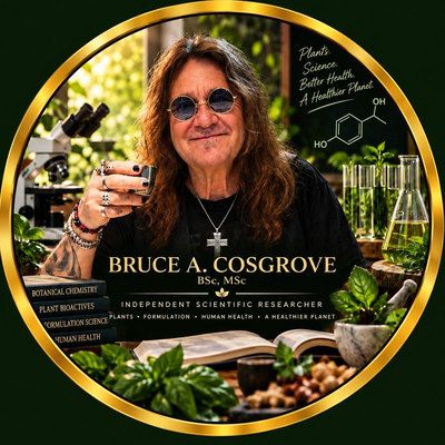 Bruce A. Cosgrove BSc, MSc (Solution Chemistry) - Independent Scientific Researcher