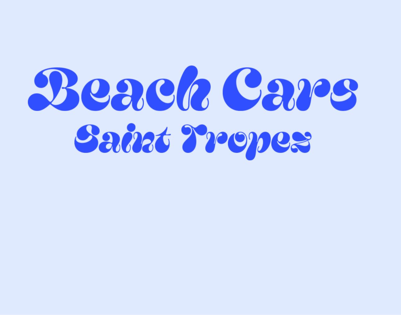 Beach Cars Saint Tropez