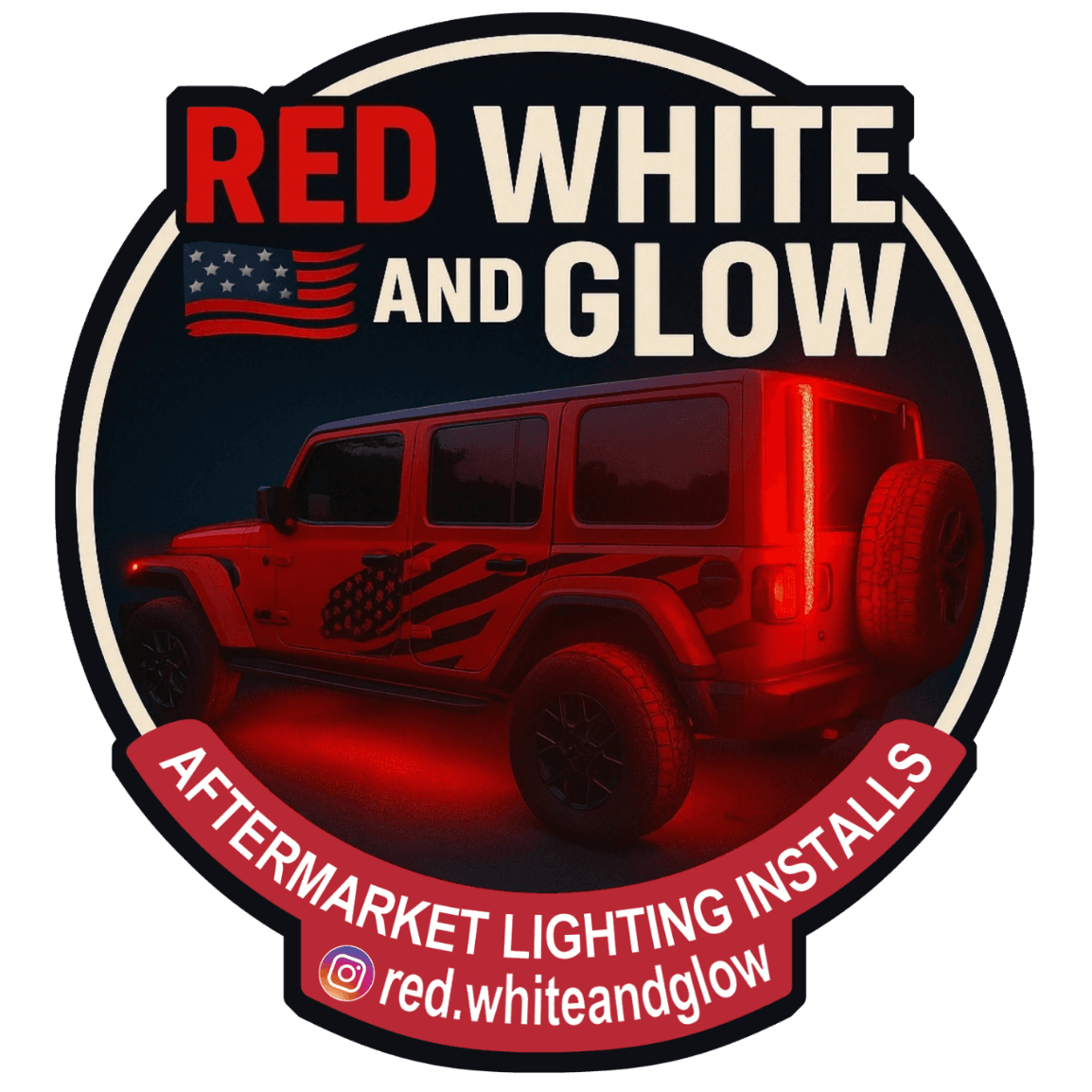 Red White and Glow
