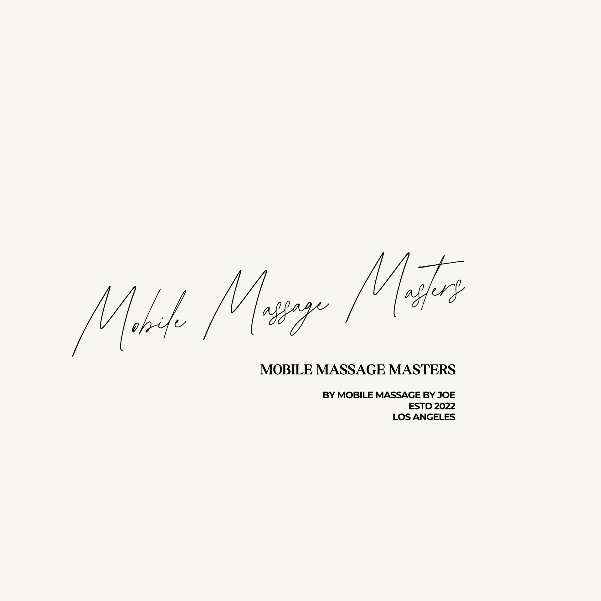 Mobile Massage Masters