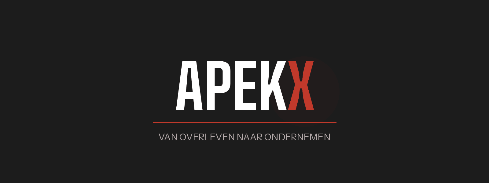 Apekx van overleven, naar ondernemen