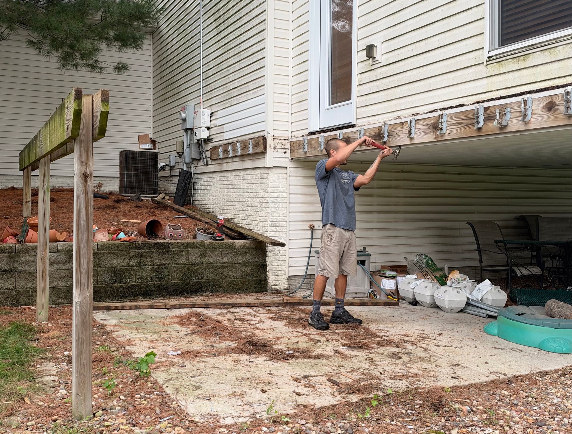 Deck build by Matt of Urban Edge Construction & Remodeling in Cedar Rapids, Iowa