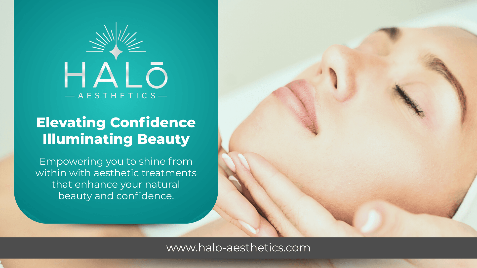 Clean, professional medical spa treatment room with neutral tones at HALō Aesthetics in Sacramento