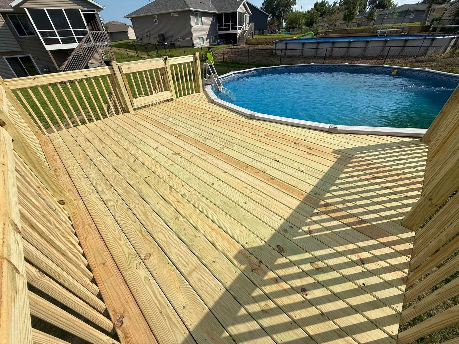 Pool Deck Build in Cedar Rapids, Iowa