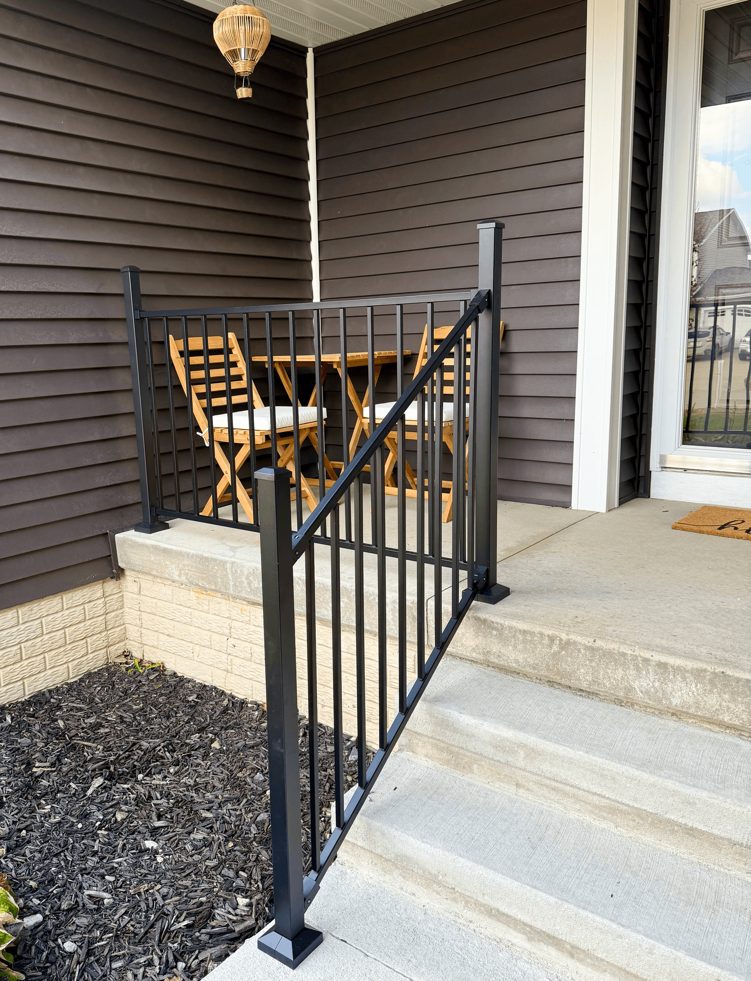 Deck railing detail