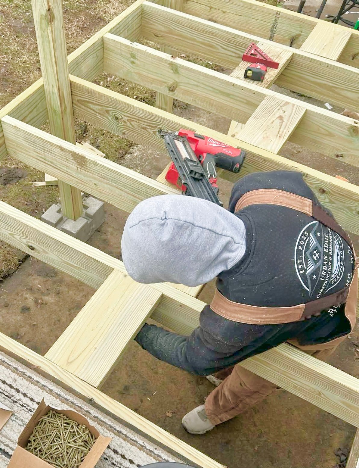 Matt on a Cedar Rapids job site