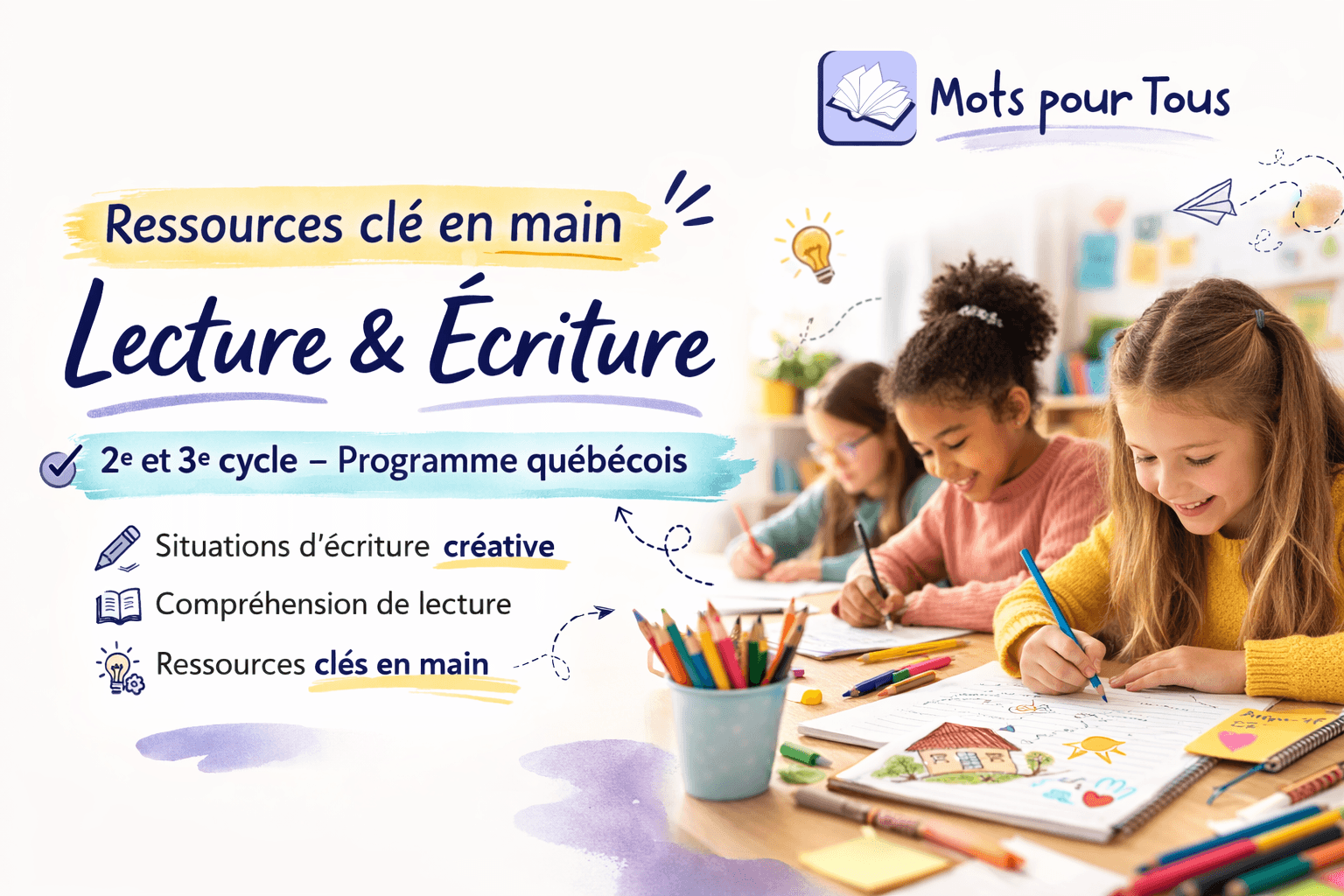 Mots pour Tous – Ressources clé en main en lecture et écriture (2e et ...