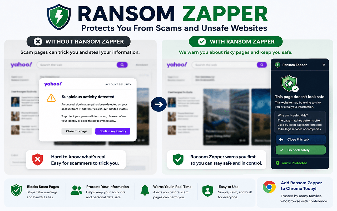 Ransom Zapper Browser Protection