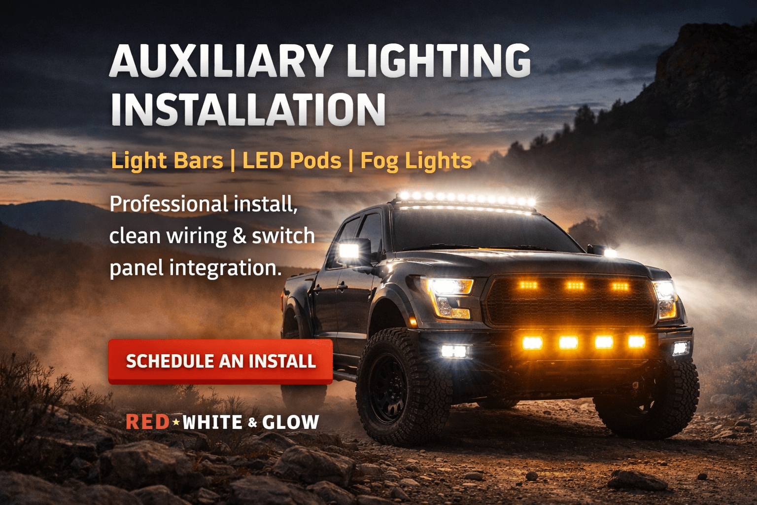 Light Bar, LED Pod & Fog Light Installation in Manchester, TN