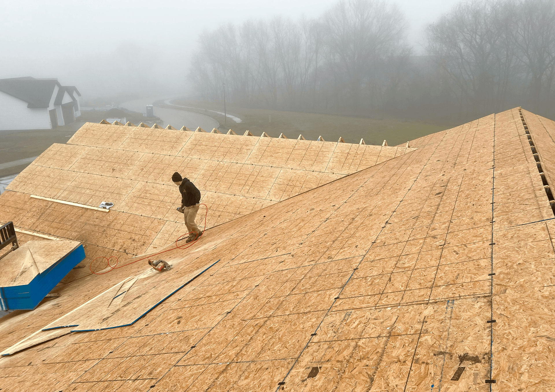 Matt on a Cedar Rapids project