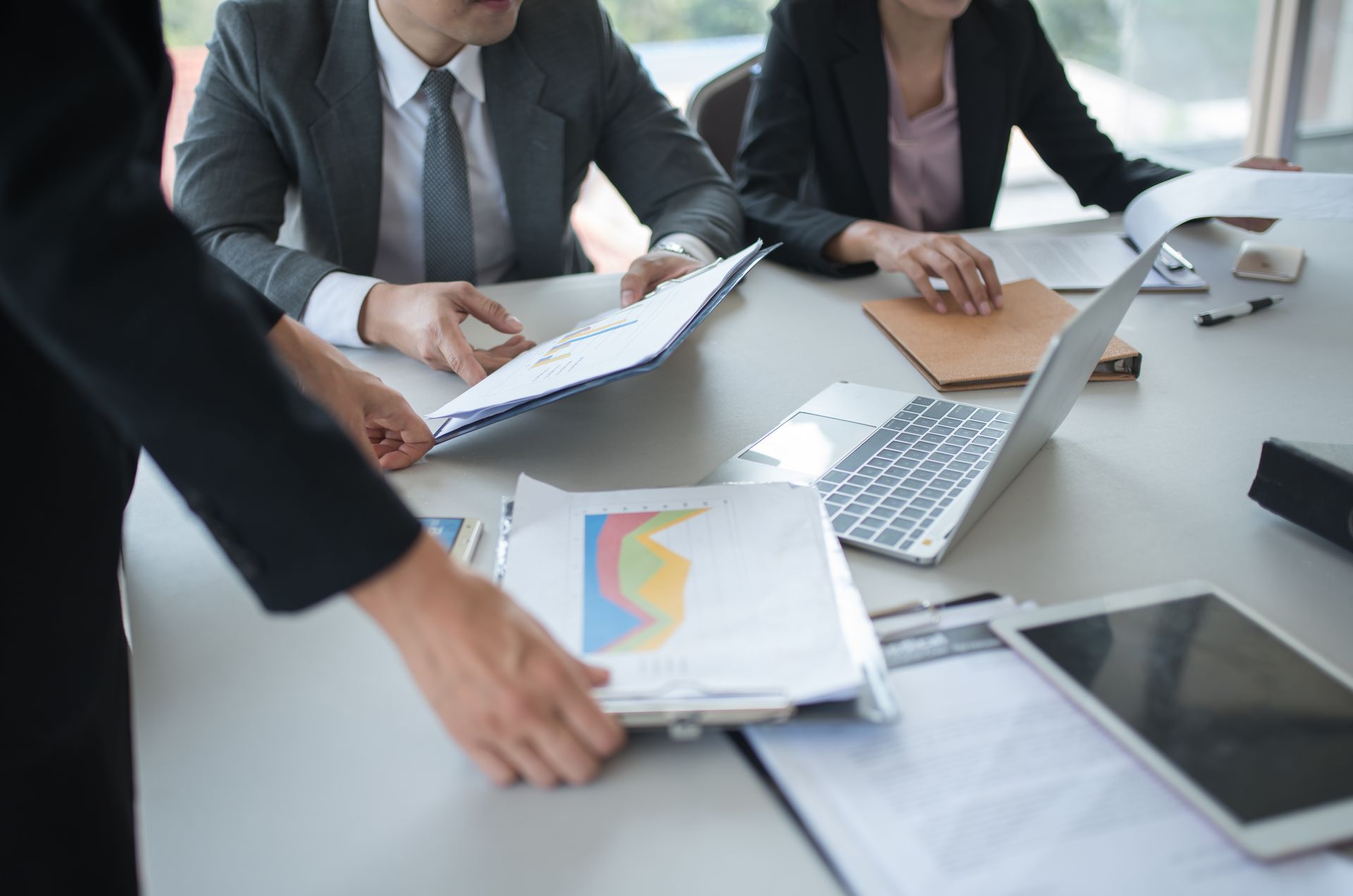 Meet the Marketers' Business Conclusions,Business meeting concept