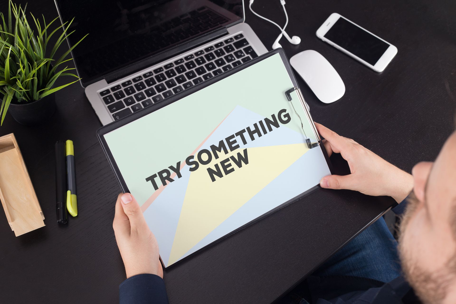 TRY SOMETHING NEW CONCEPT