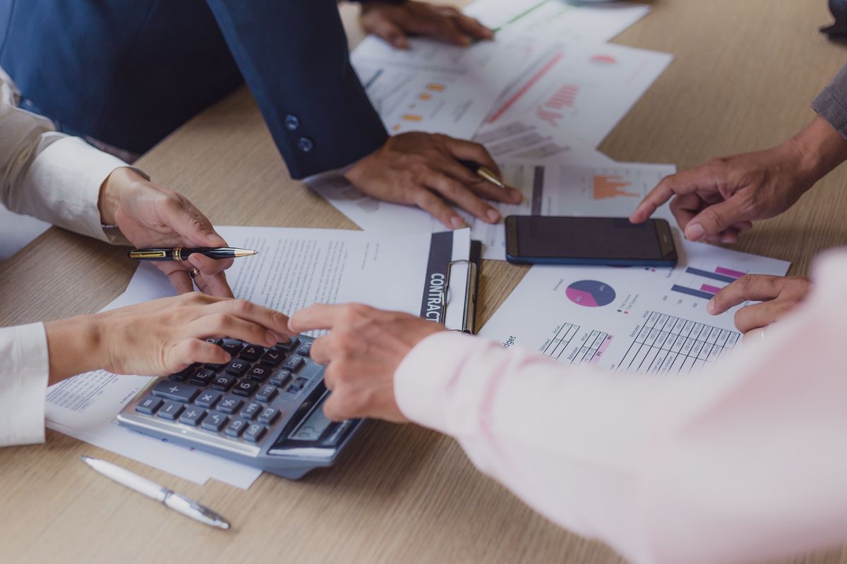 Business team meeting present.professional investor working with new startup project. Finance managers task.Digital tablet laptop computer design smart phone calculator
Business team meeting present.professional investor working with new startup project. Finance managers task.Digital tablet laptop computer design smart phone calculator